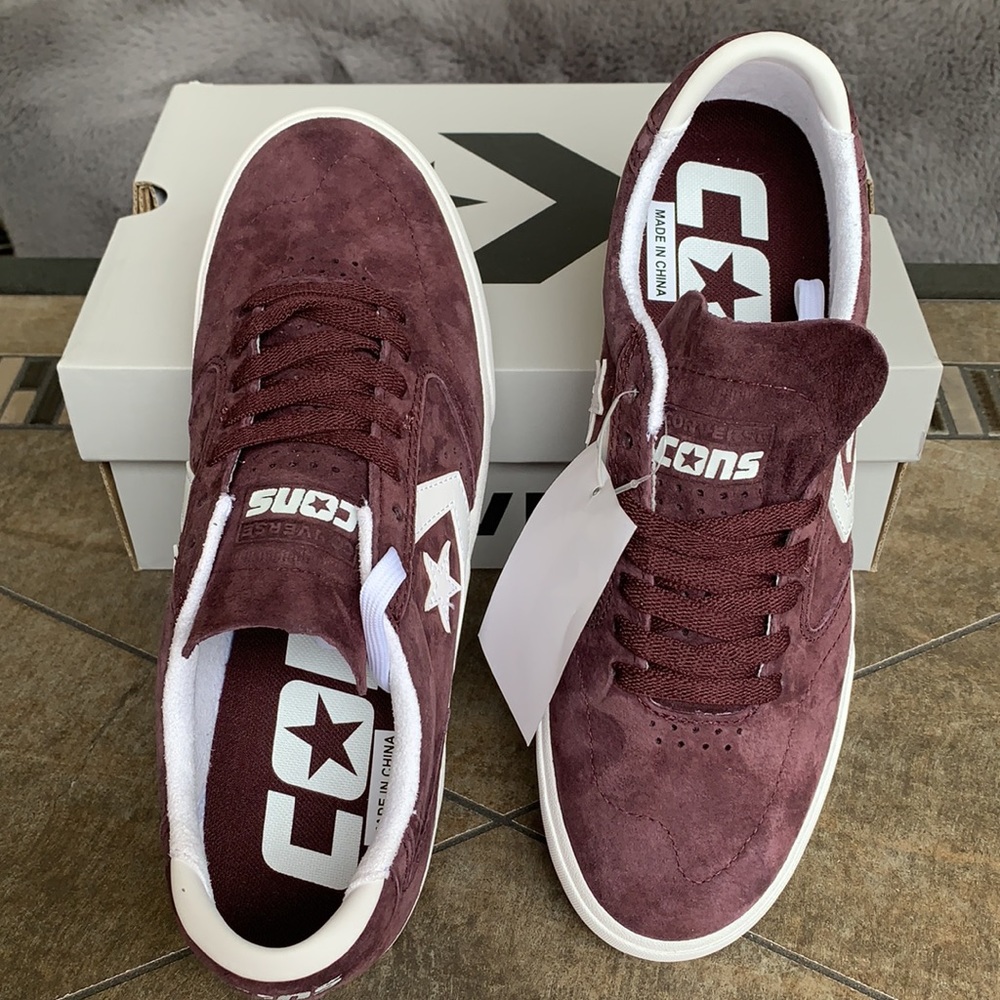CONVERSE CHECKPOINT PRO OX BLACK CURRANT/WHITE MEN - Picture 9 of 16